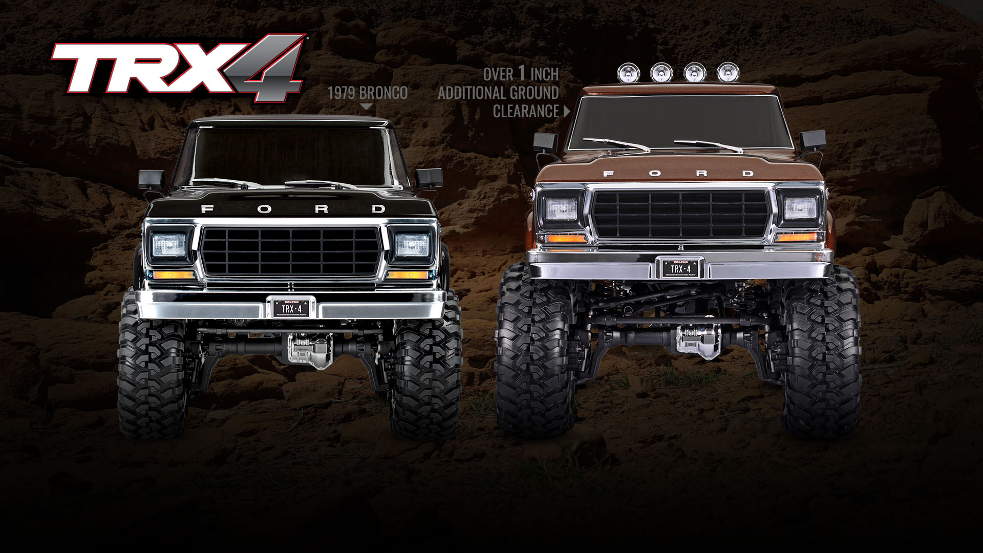 Automodel Traxxas TRX-4 1979 Ford F-150 High-Trail TQi 1:10 RTR - Maro